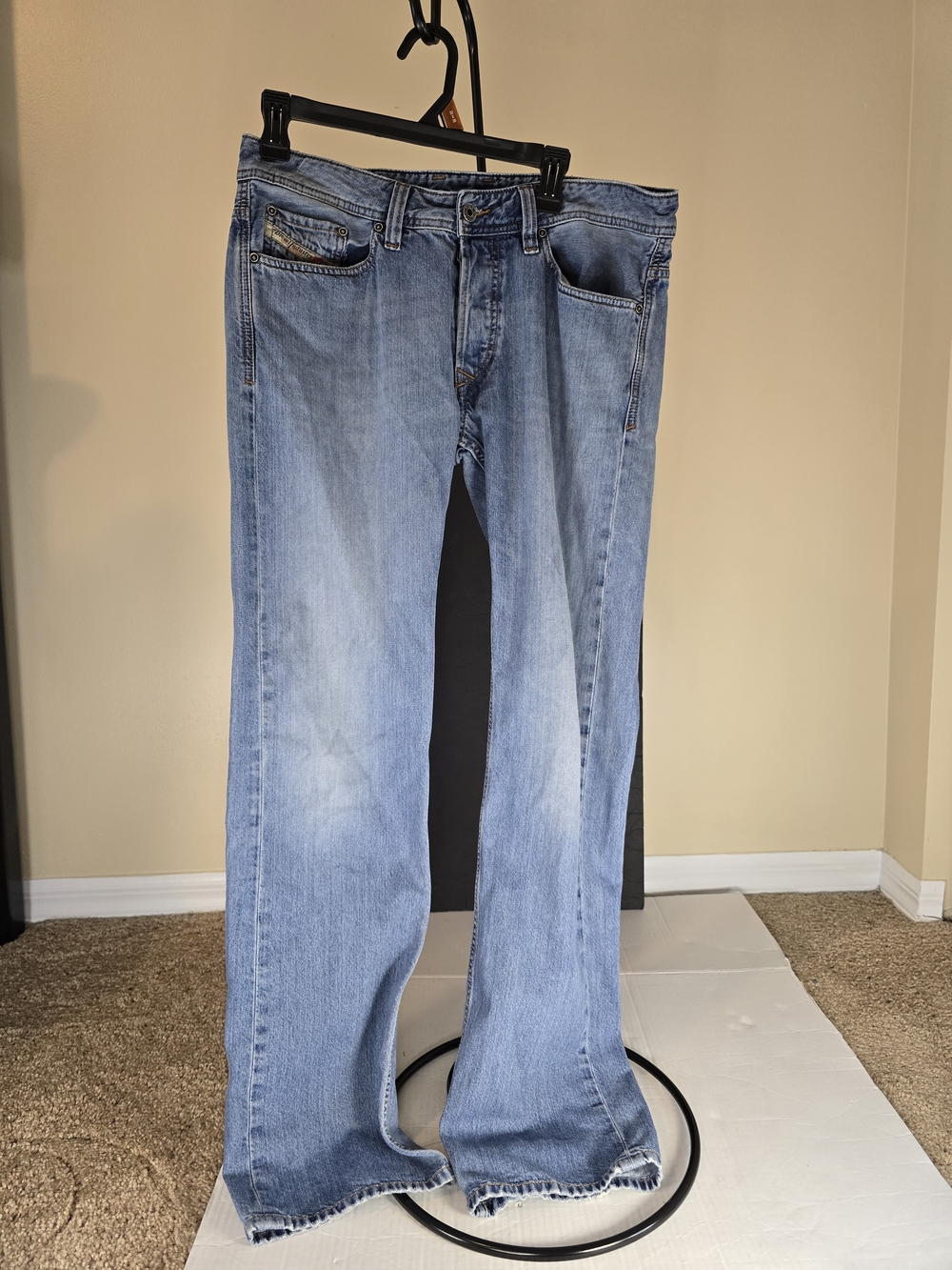 Diesel Viker Jeans Mens 32x32 Regular Fit Denim Straight Leg button Fly